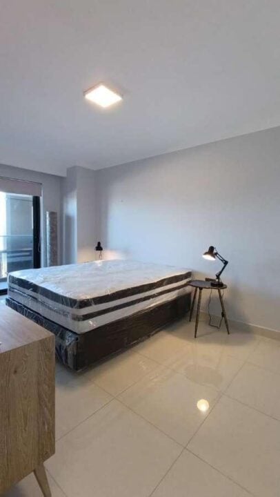 Rental of Furnished T1 Apartment in Parkmoza Condominium, Av. Marginal